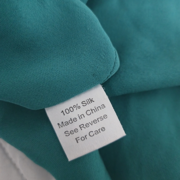 Parker Teal Long Sleeve Mini Dress - Picture 7 of 13